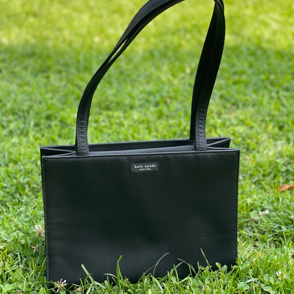 Kate Spade Classic Black Nylon Handbag
